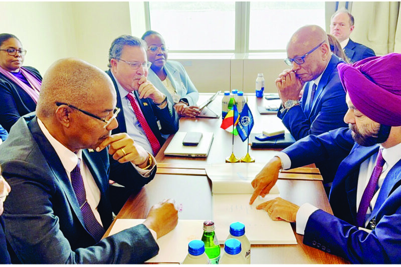 President Herminie and World Bank President discuss new areas of cooperation for Seychelles