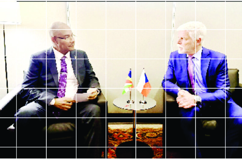 President Herminie and Czech President Pavel discuss strengthening Seychelles–Czech Cooperation